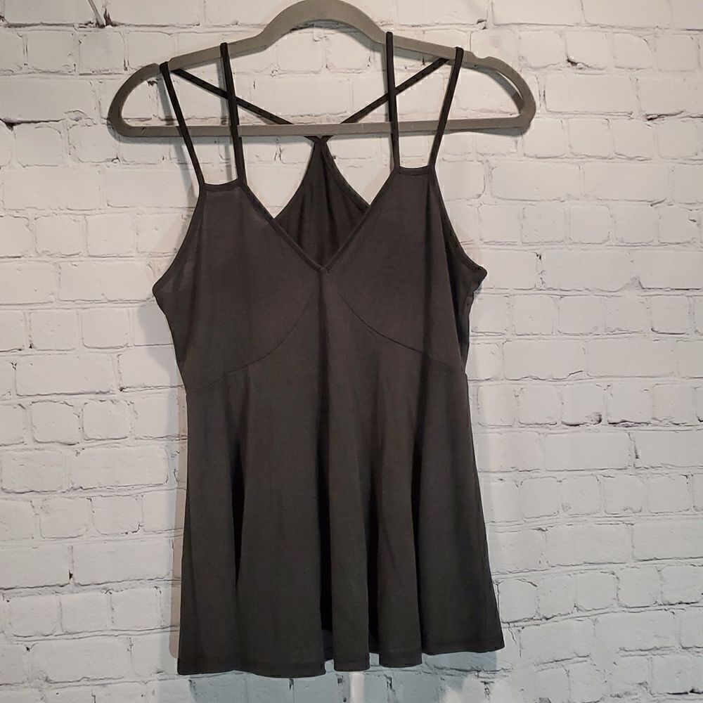 RO&DE black strappy modal tank top
